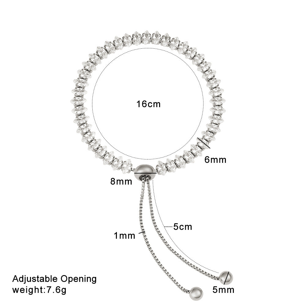 Diamond Zirconia Bracelet