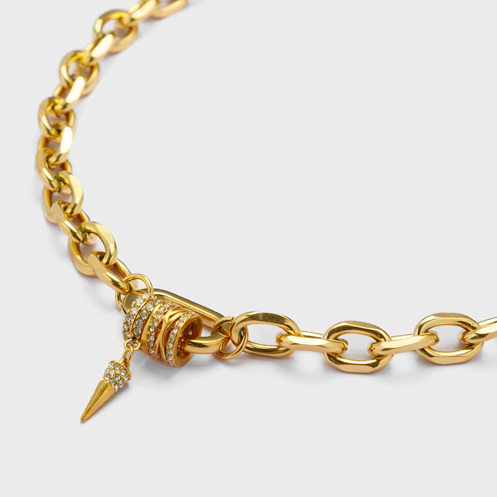 zircon charms choker
