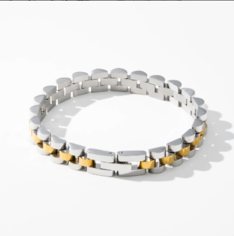 Stacked Cuban bracelet
