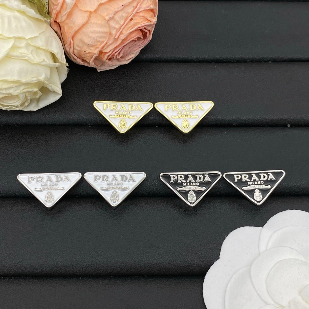 lux triangle studs