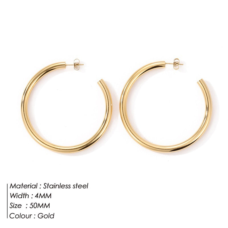 C Shaped Hoops