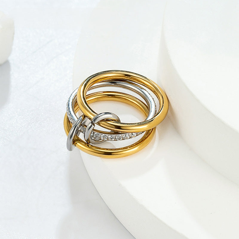 Interlocking rings