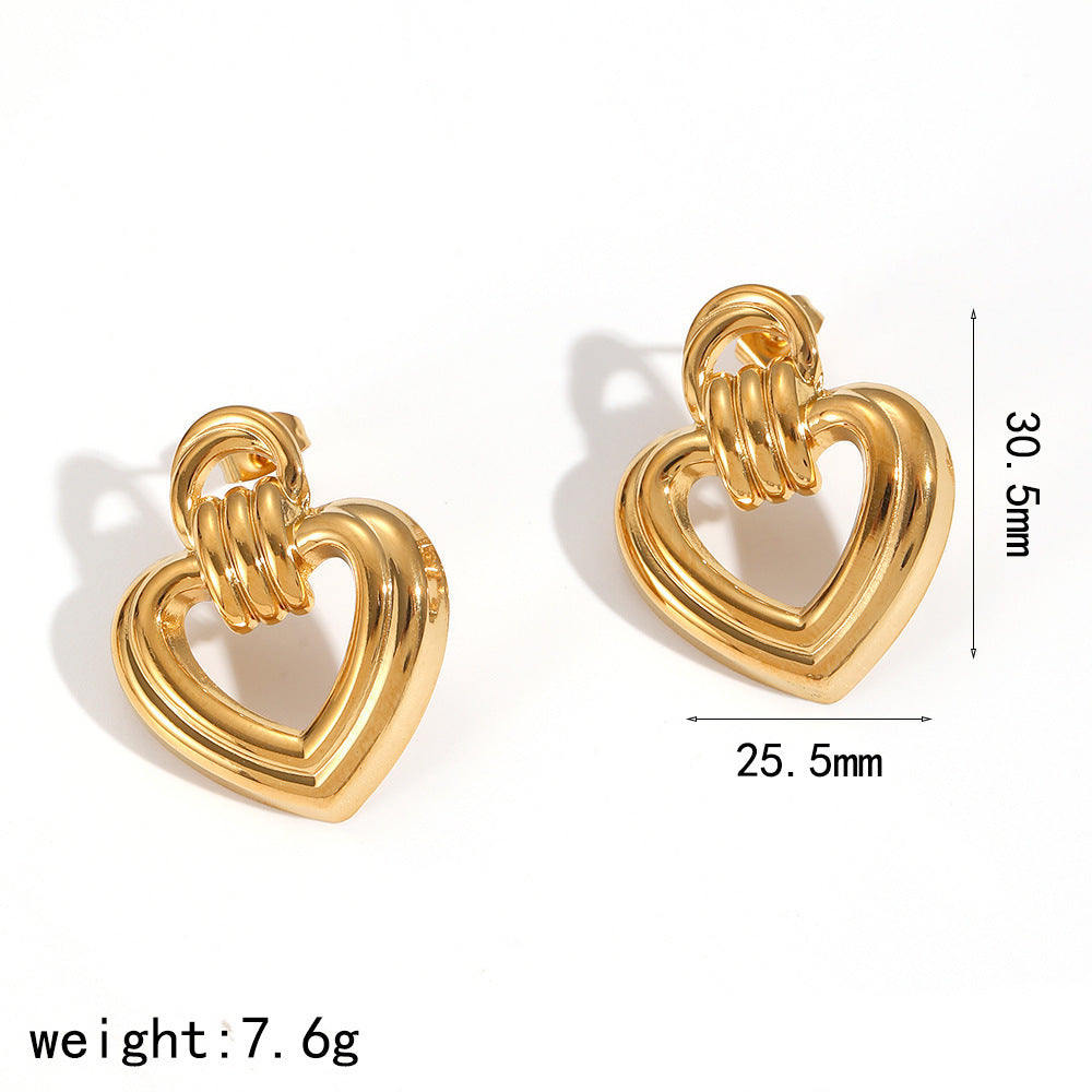 Party Heart Studs
