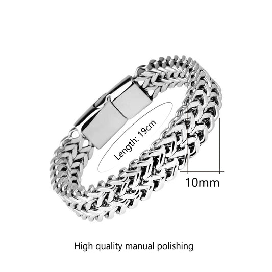 Double chain bracelet