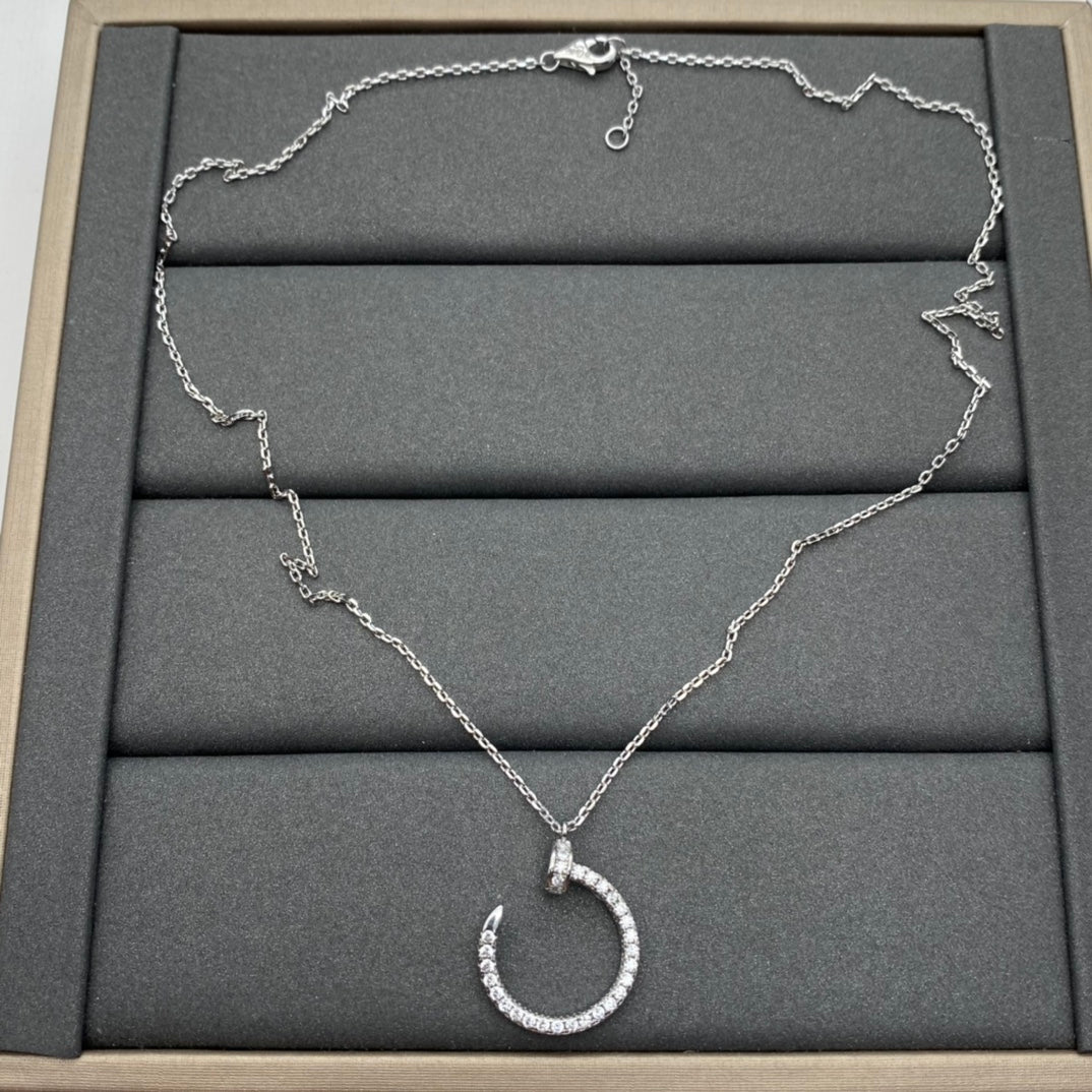 Studded Nail Necklace