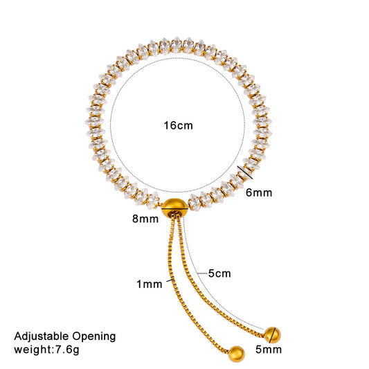 Diamond Zirconia Bracelet