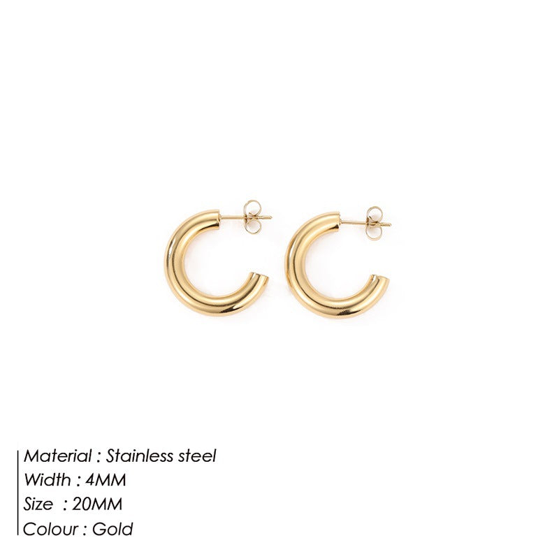 C Shaped Hoops