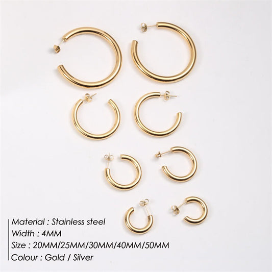 C Shaped Hoops