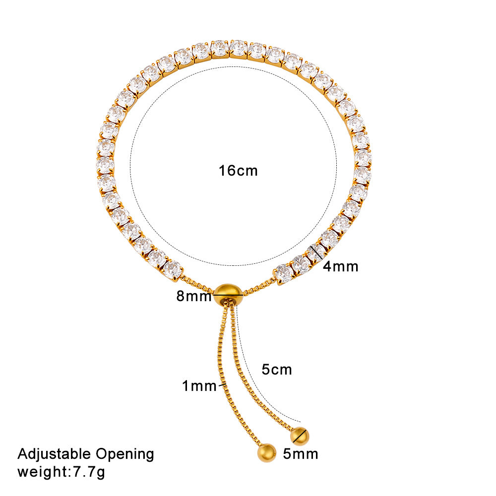 Square Zirconia Bracelet