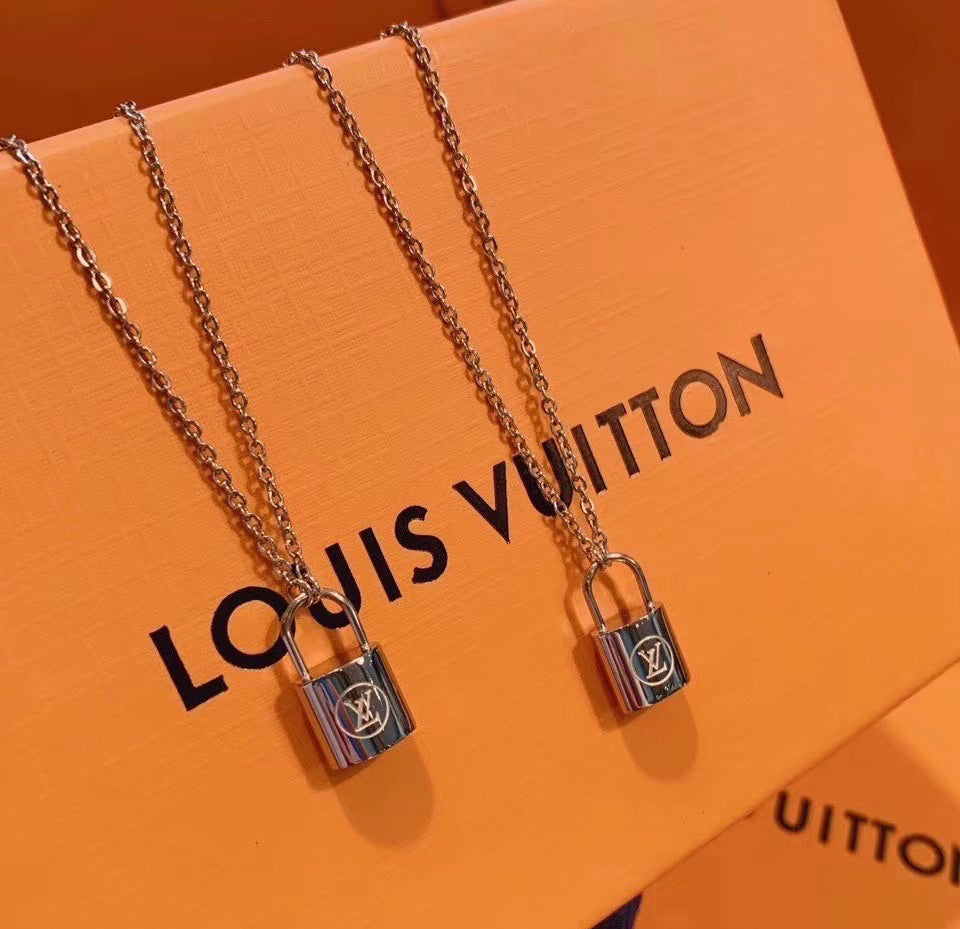 LV Lock Necklace