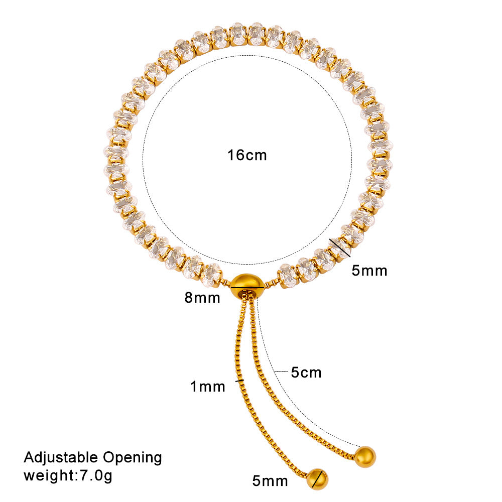 Round Zirconia Bracelet