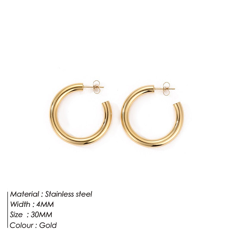 C Shaped Hoops