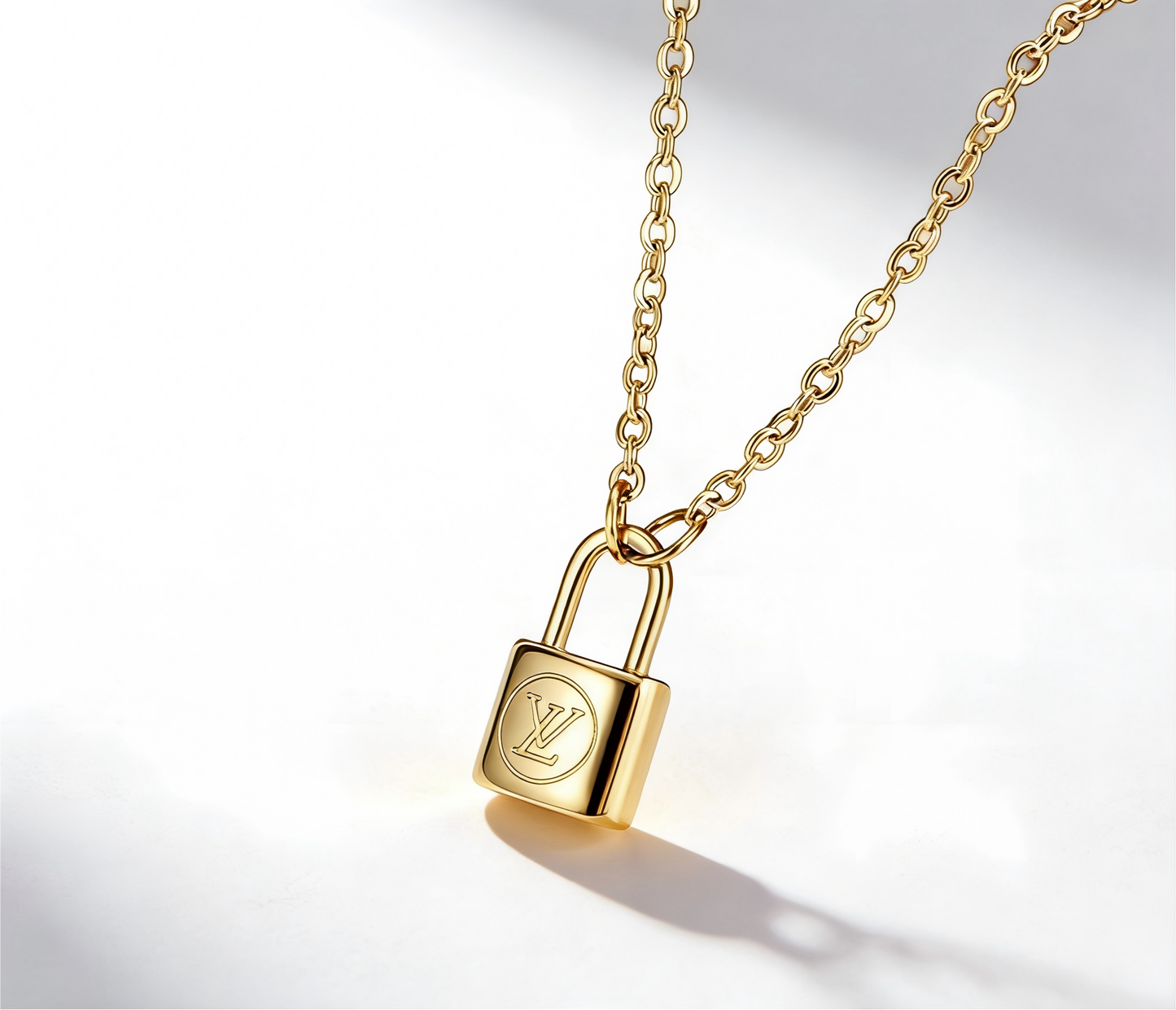 LV Lock Necklace