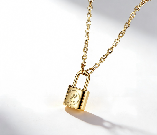 LV Lock Necklace
