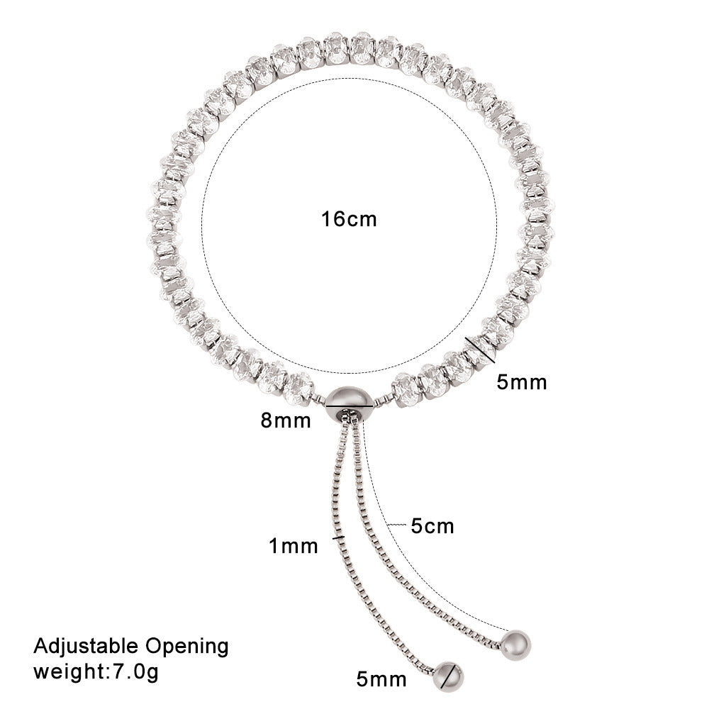 Round Zirconia Bracelet