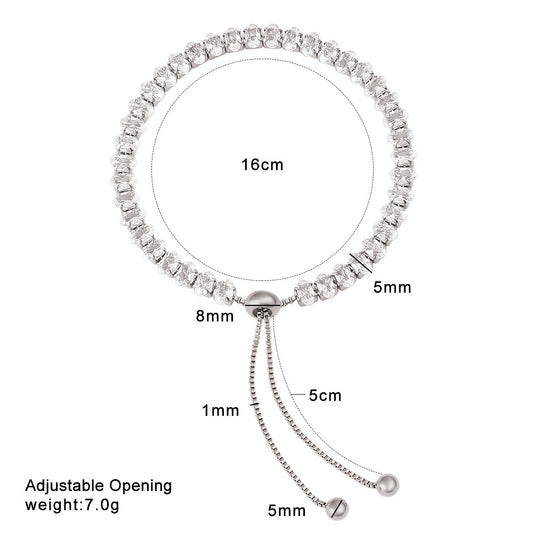 Round Zirconia Bracelet