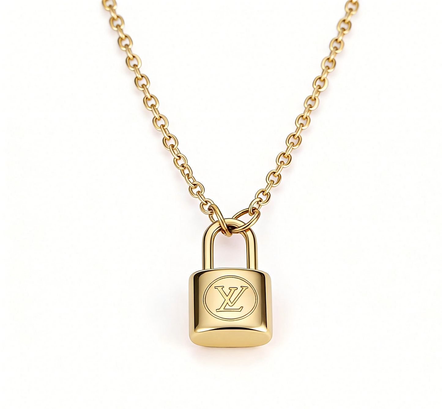 LV Lock Necklace