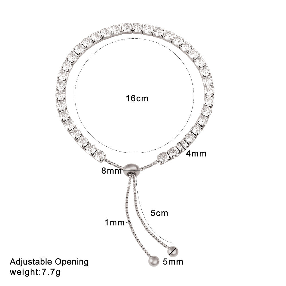 Square Zirconia Bracelet