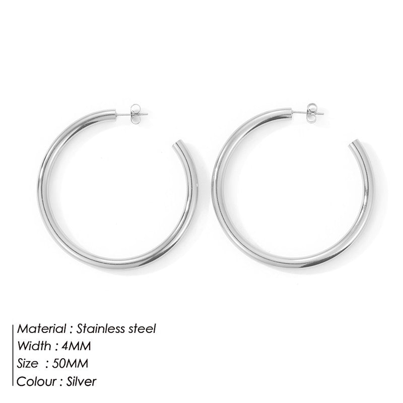 C Shaped Hoops