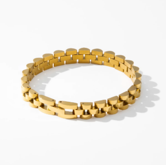 Stacked Cuban bracelet