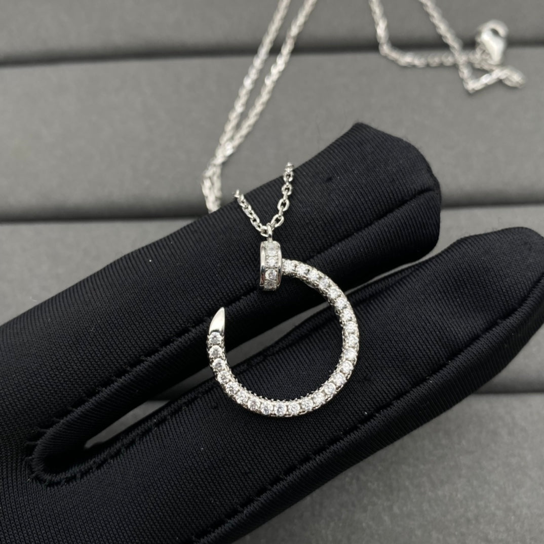 Studded Nail Necklace