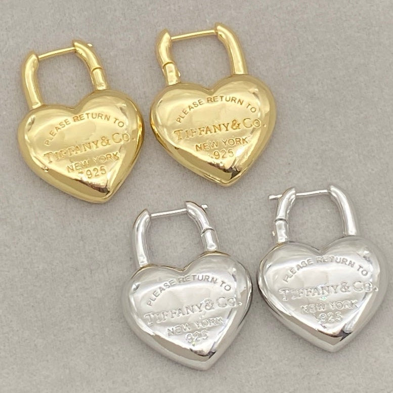 Heart Drop earrings