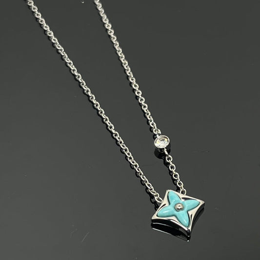 Mint Bloom necklace